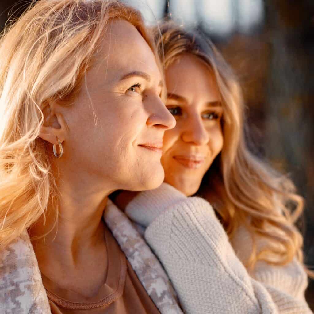 A mother and a daughter being happy and intimate after reading these mother daughter date ideas for you and your teen