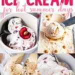 A collage of homemade ice cream recipes