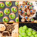 A collage of Halloween treats