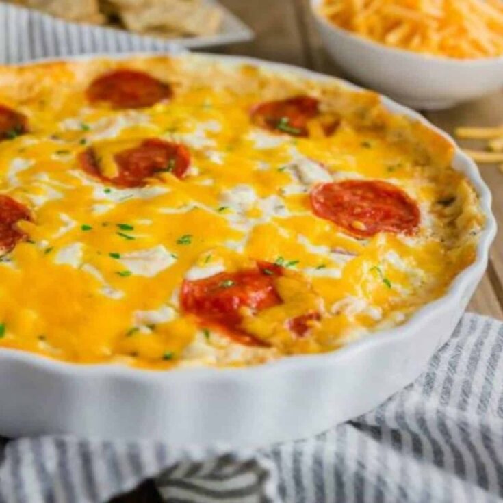 Pepperoni pizza dip perfect as Super bowl appetizer