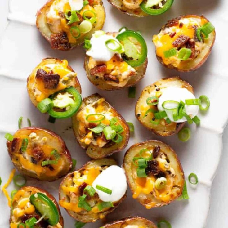 Jalapeno popper potato skins perfect as Super bowl appetizer