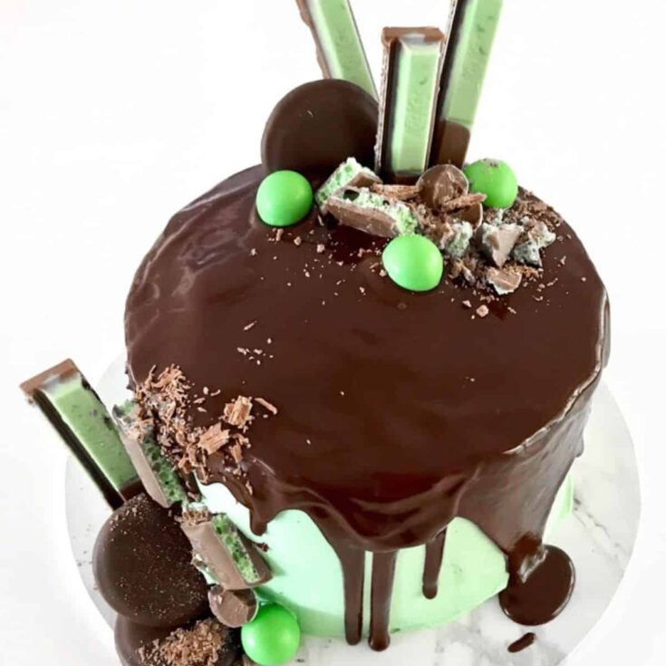 Delicious chocolate mint St Patrick&rsquo;s Day cake