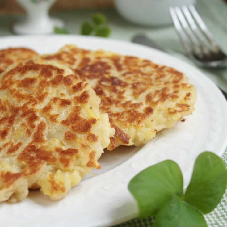 A plate of traditional Irish boxty