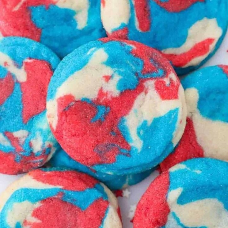 A set of appetizing Patriotic sugar cookies