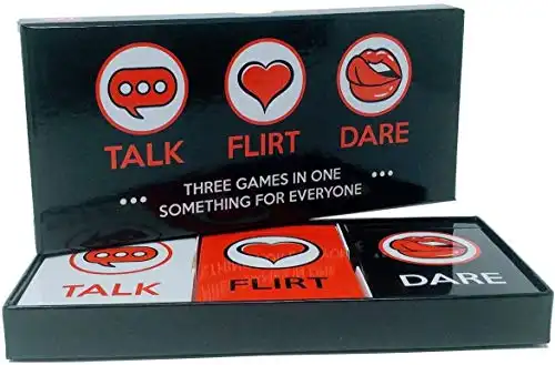 Talk, firt, dare: fun and romantic game for couples