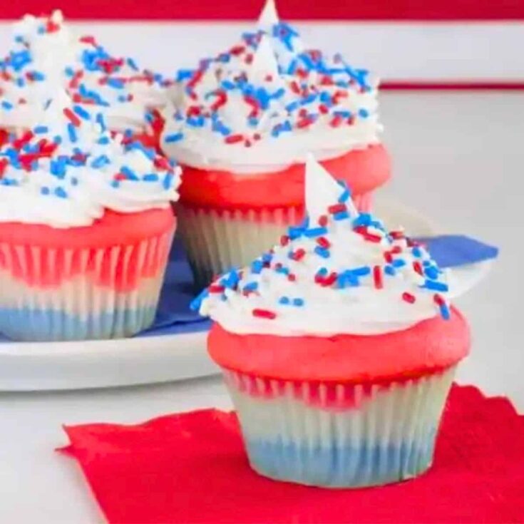A set of the best Patriotic Cupcakes