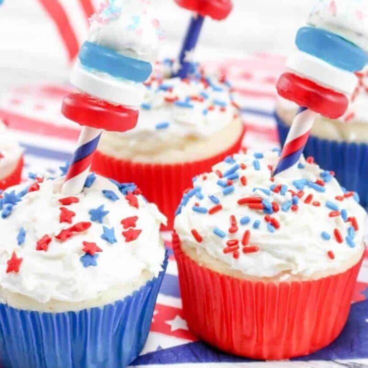 patriotic cupcakes