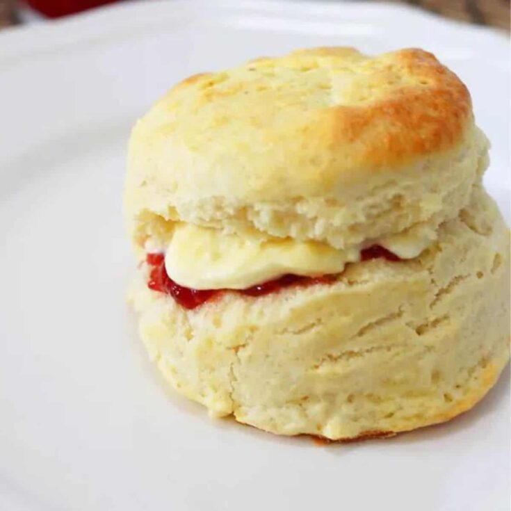 English scones and clotted cream perfect for an English afternoon tea party