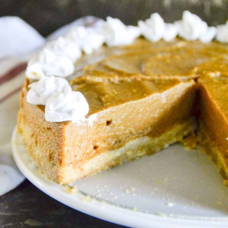Honey orange pumpkin pie Instant pot perfect for Thanksgiving