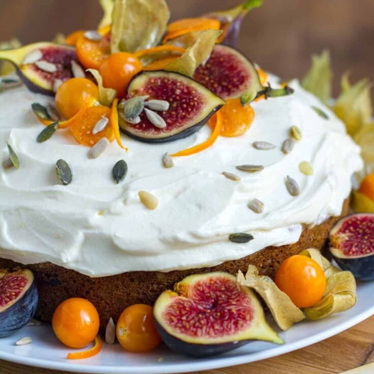 Instant pot Thanksgiving carrot cake