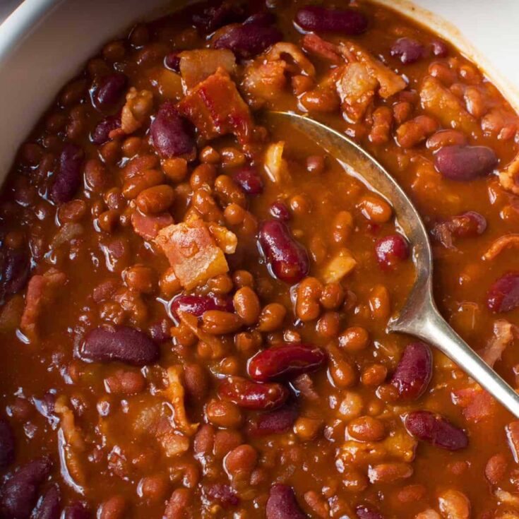 Dr Pepper baked beans Cookout side
