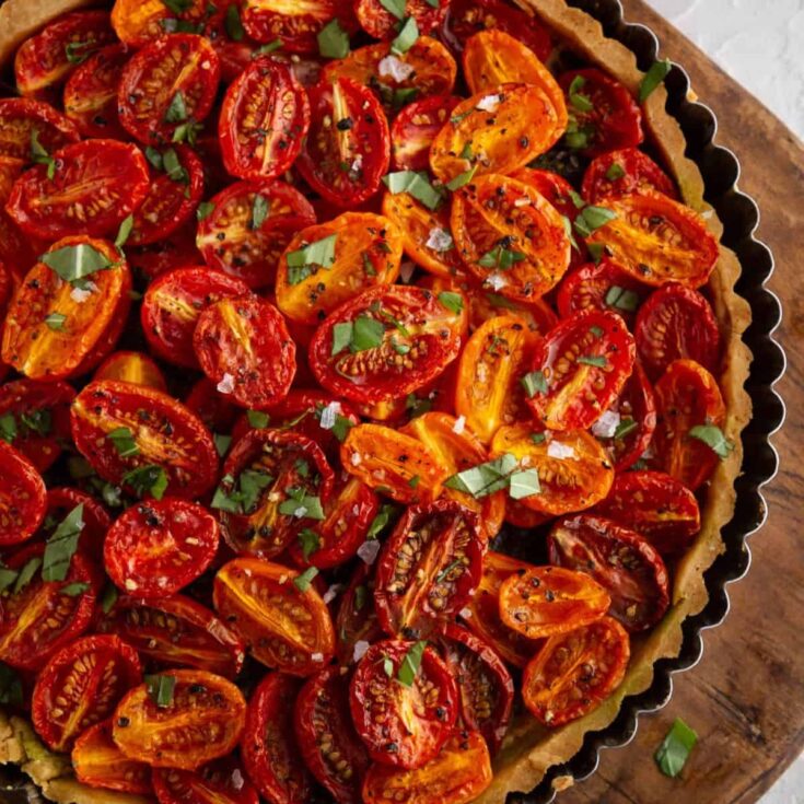 Summer tomato tart recipe cookout sides