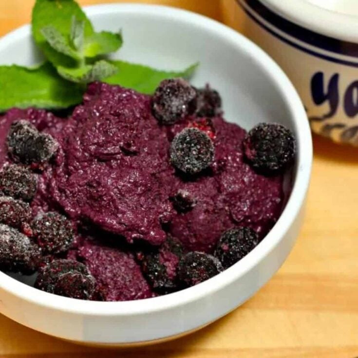 Antietam Dairy black raspberry ice cream, prepared after reading these Homemade ice cream