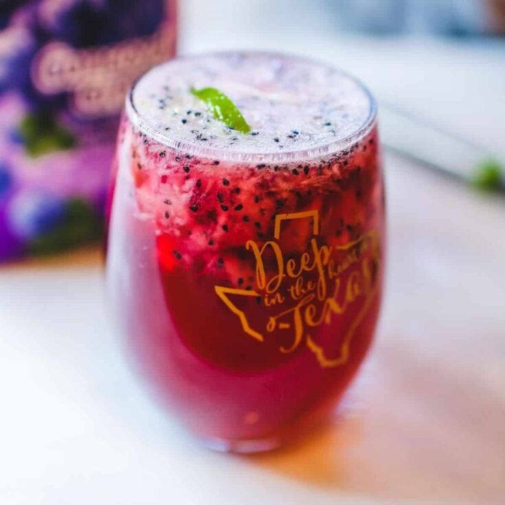 Grape dragon fruit agua fresca prepared after reading these summer mocktails
