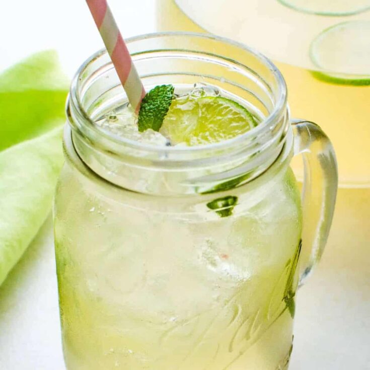 Guava limeade prepared after reading these summer mocktails