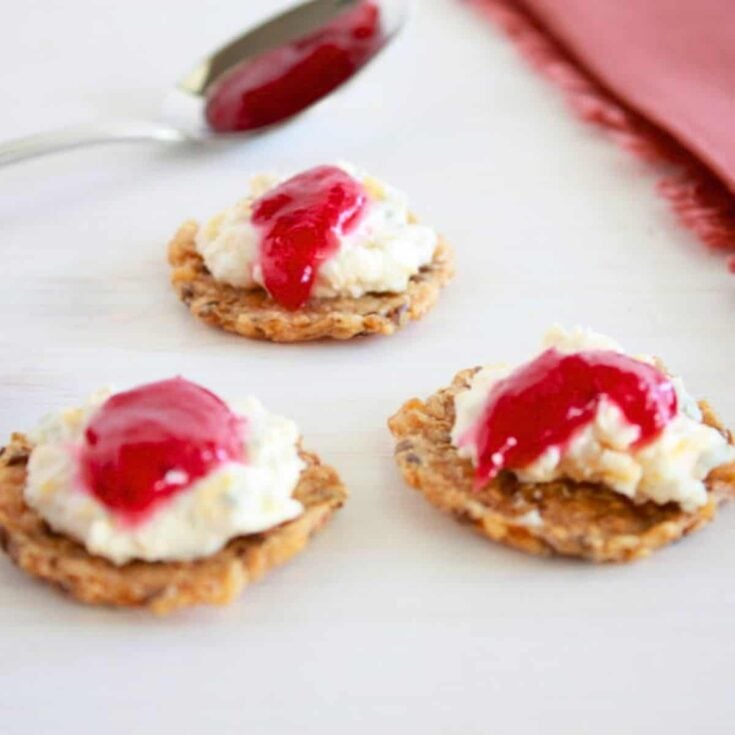 Holiday cranberry cheese spread cooked after reading these Thanksgiving appetizers