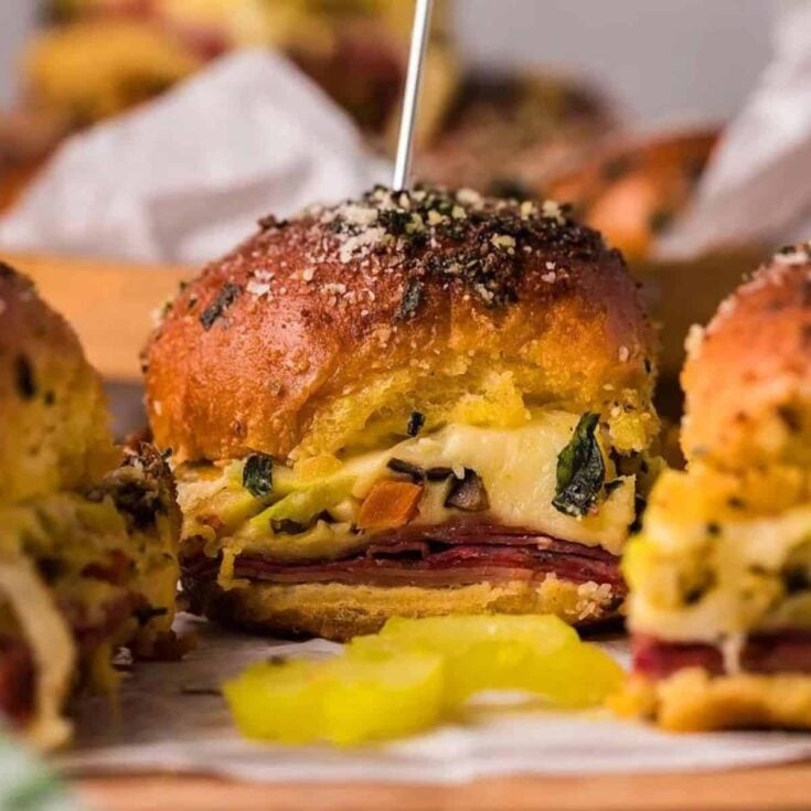 Hot Italian sliders cooked after reading these Tailgating recipes