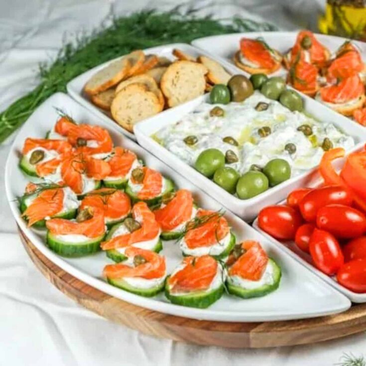 Lox appetizer platter summer appetizer