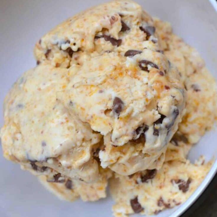 A bowl of no-churn s'mores ice cream, prepared after reading these s'mores recipes
