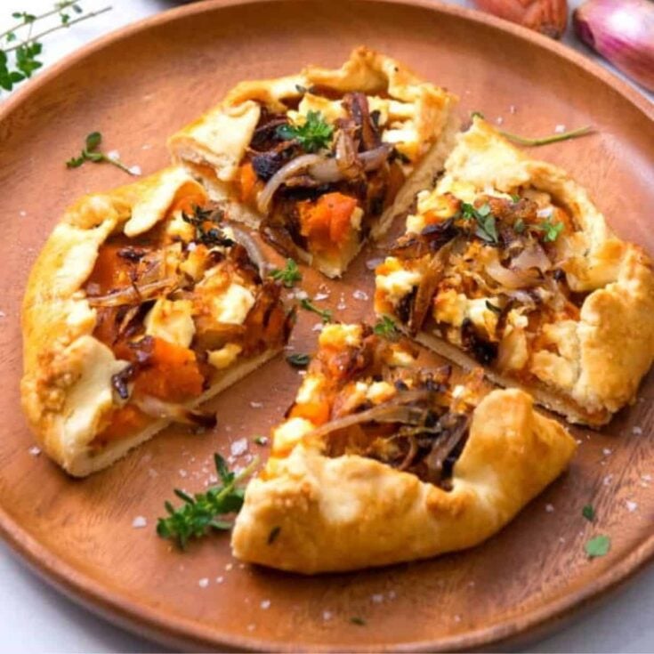 Pumpkin galette cooked after reading these Thanksgiving appetizers