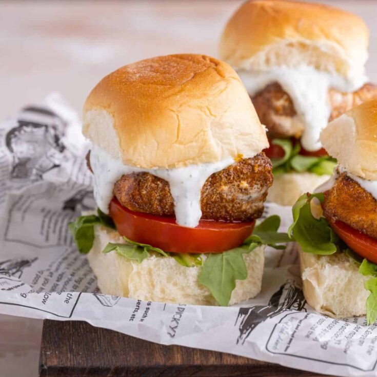 Salmon sliders with dill yogurt sauce prepared after reading these summer appetizer recipes