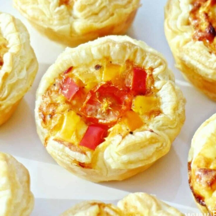 Sunny picnic quiches cooked after reading these Picnic food ideas