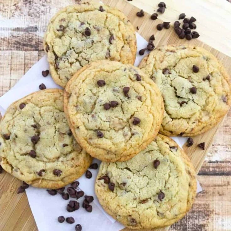 Toffee chocolate chip cookies dessert baked after reading these Picnic food ideas