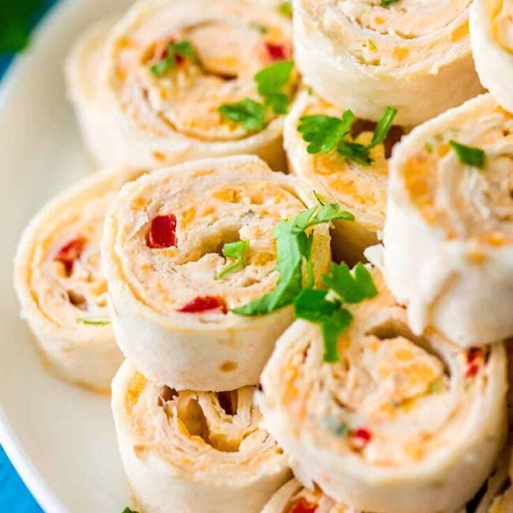 Vegetarian Mexican pinwheels cooked after reading these Picnic food ideas