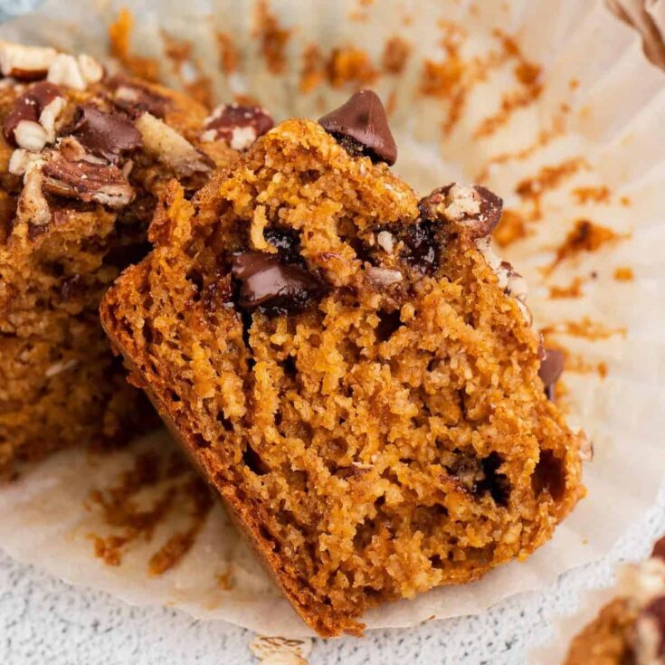 Sweet potato muffins baked after reading these Fall breakfast ideas