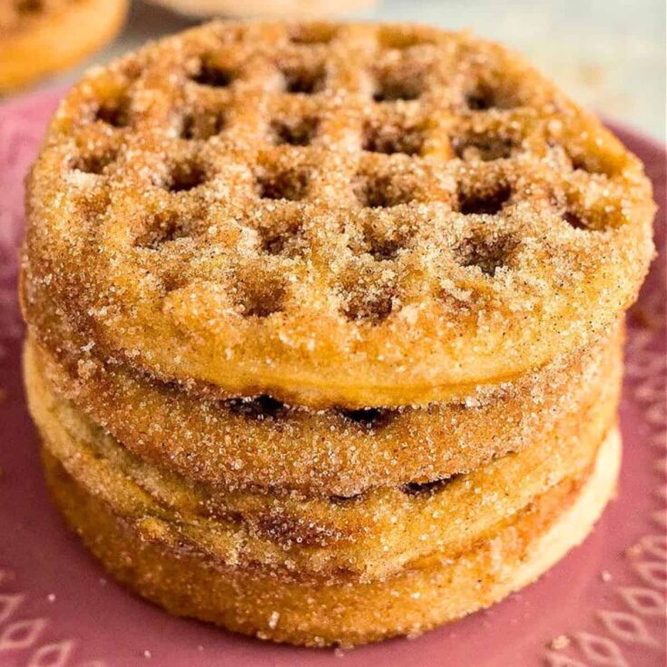 Churro waffles made after reading these Wonderful waffle recipes