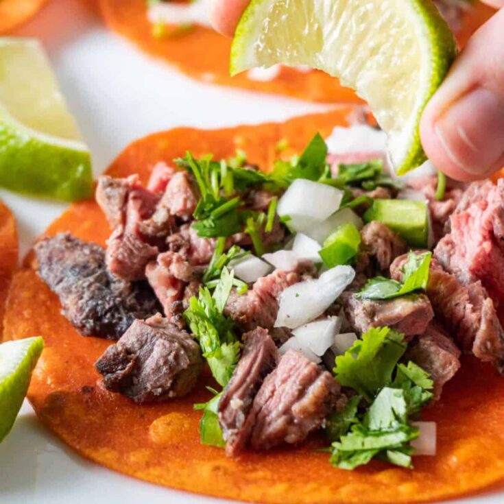 Tacos al carbon prepared after reading these Taco Tuesday recipes