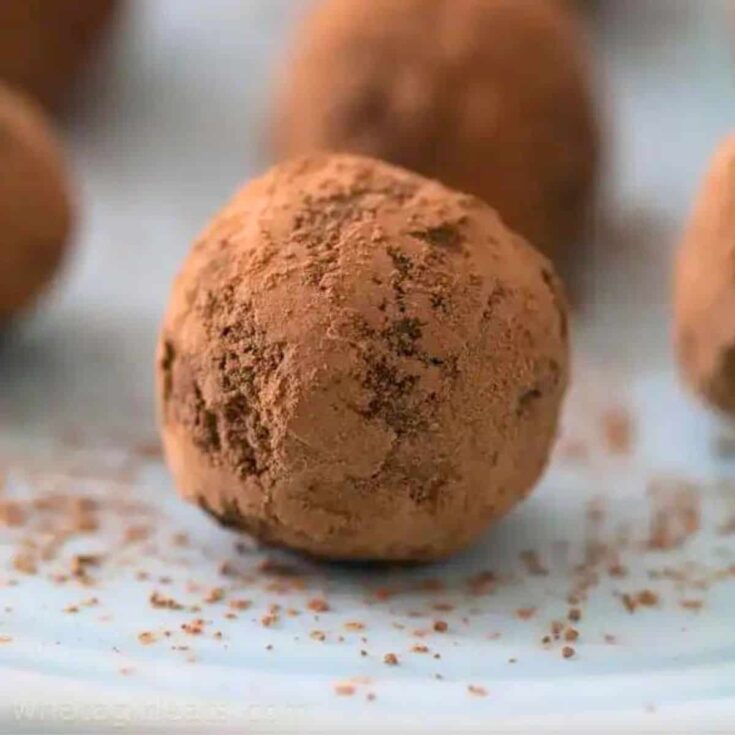 Chocolate truffles made after reading these Christmas truffle ideas