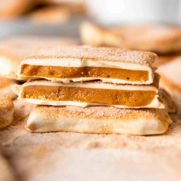 Churro toffee made after reading these Christmas candy recipes