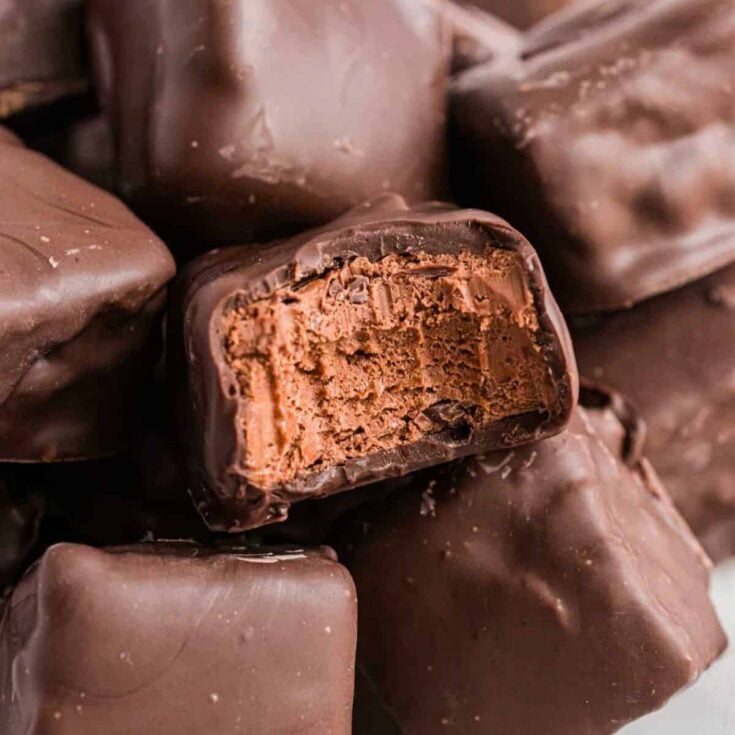 Cool whip chocolate candy made after reading these Christmas candy recipes