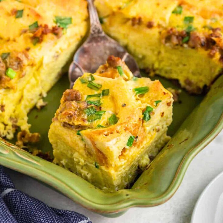 Cowboy Christmas breakfast casserole made after reading these Christmas breakfast ideas