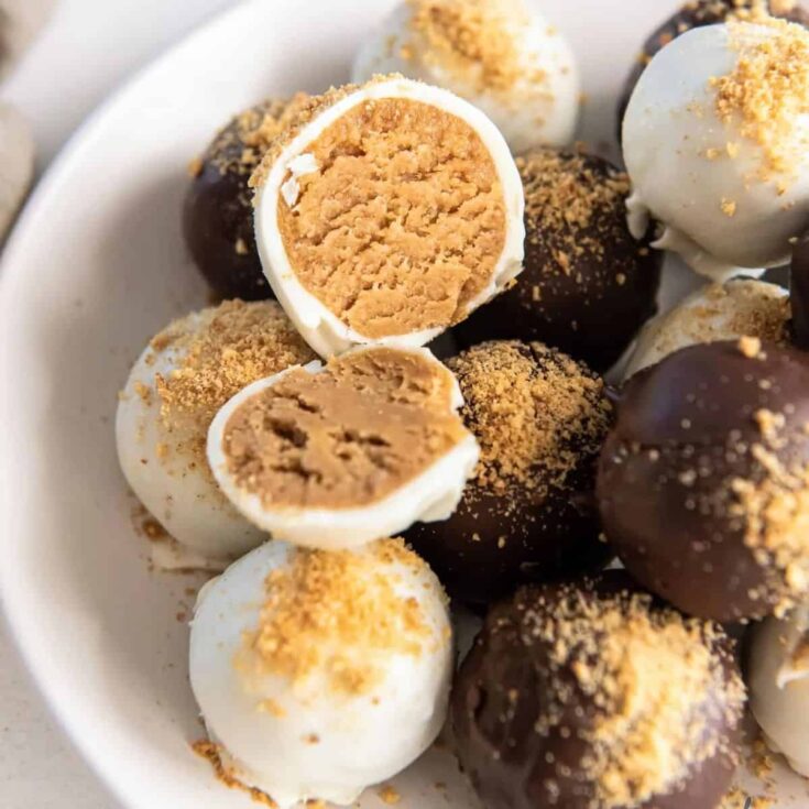 Gingerbread truffles made after reading these Christmas truffle ideas