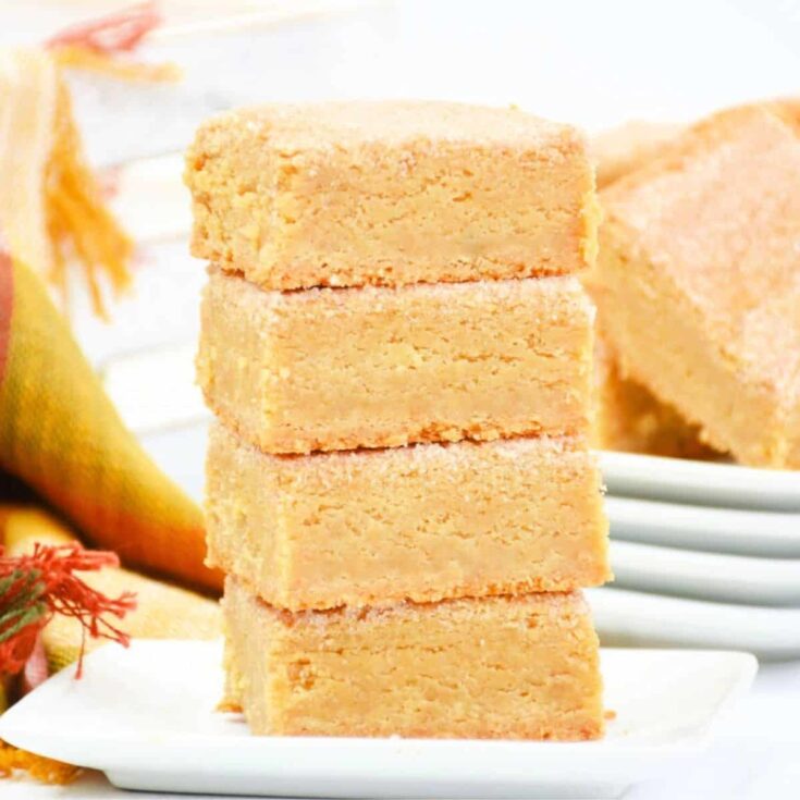 A stack of churro bars made after reading these Cinco de mayo desserts