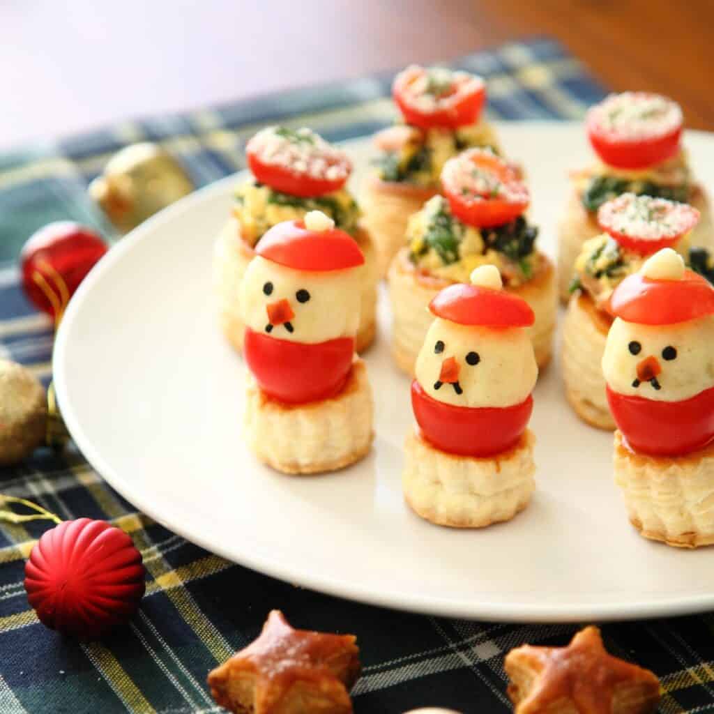 A set of Christmas snacks made after reading these Christmas date ideas