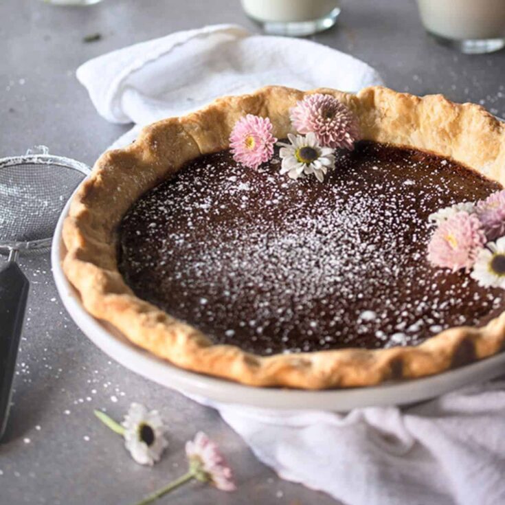 Mexican chocolate pie made after reading these Cinco de mayo desserts