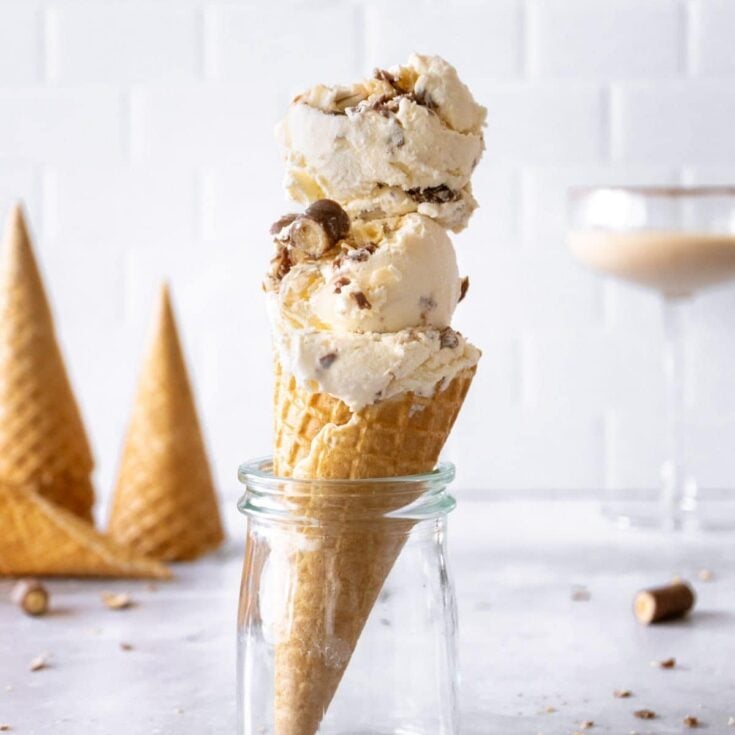 No churn Baileys ice cream made after reading these St. Patricks Day desserts