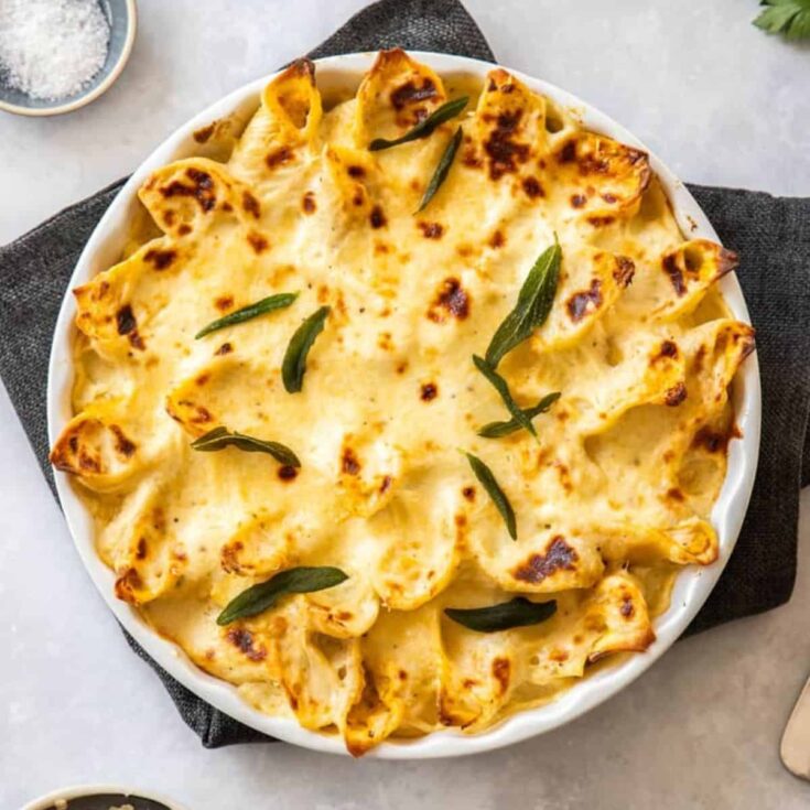 Pumpkin ricotta and sage pasta shells made after reading these Fresh pumpkin recipes