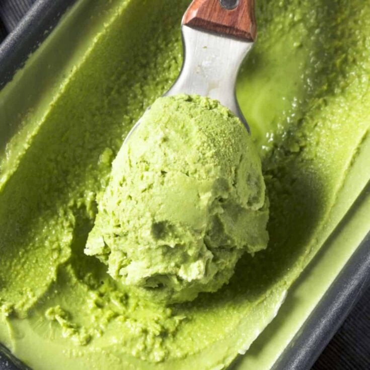 Vegan matcha ice cream made after reading these St. Patricks Day desserts