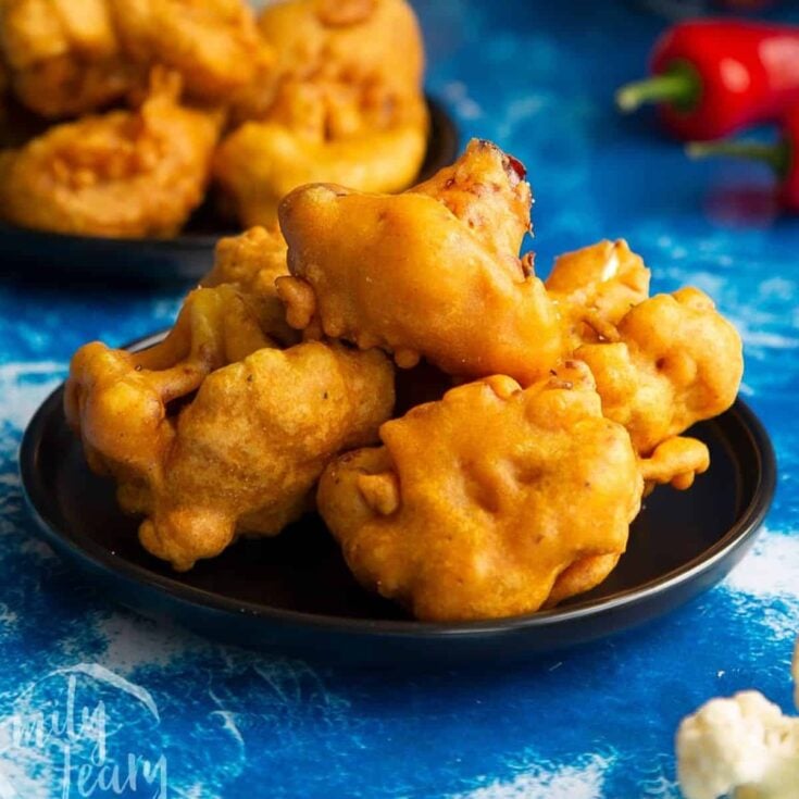 Cauliflower pakoras made after reading these One bite appetizers