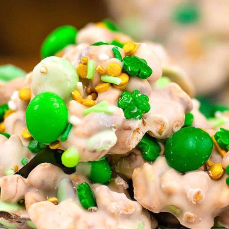 Crockpot candy made after reading these St. Patricks Day treats