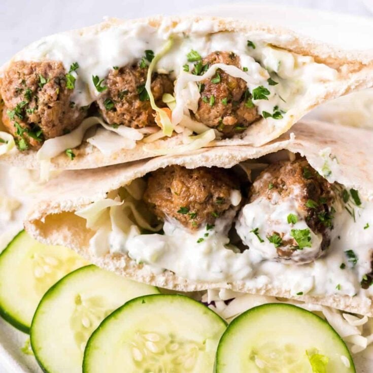 Lamb meatballs made after reading these One bite appetizers