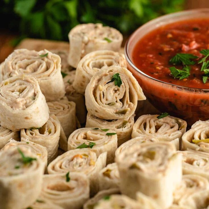 Mexican burrito roll ups made after reading these One bite appetizers