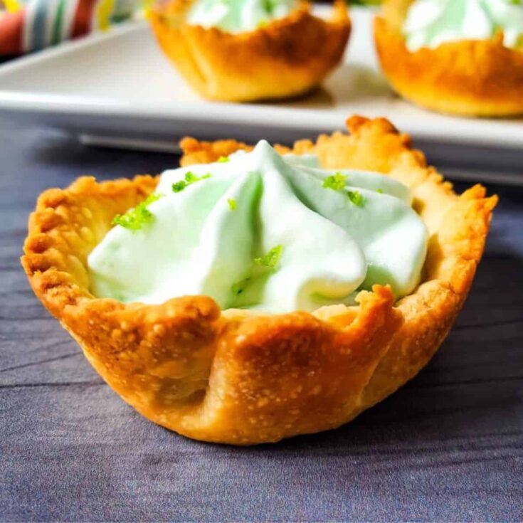 Mini key lime pie bites made after reading these Bite sized desserts