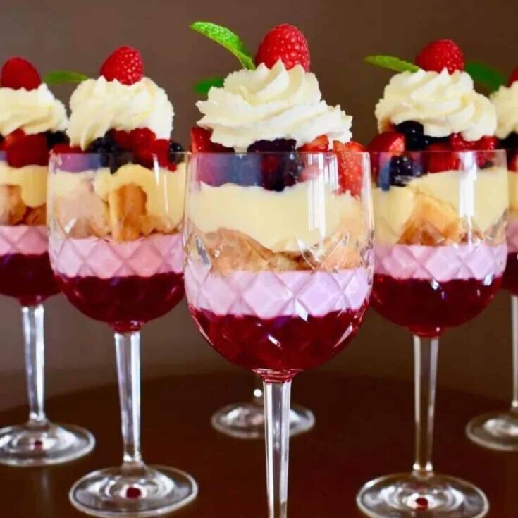 Mini trifles made after reading these Mini dessert cups