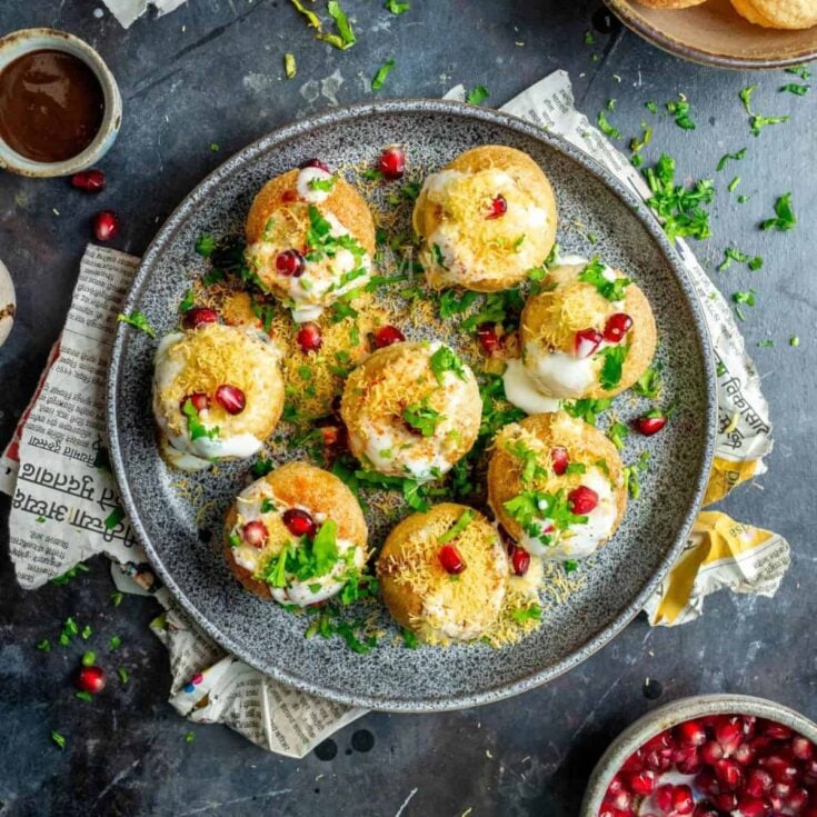 Mumbai-style dahi puri chaat bombs made after reading these One bite appetizers