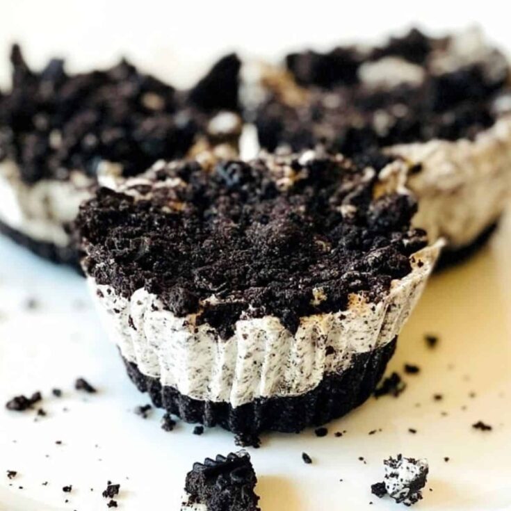 Oreo cheesecake bites made after reading these Bite sized desserts